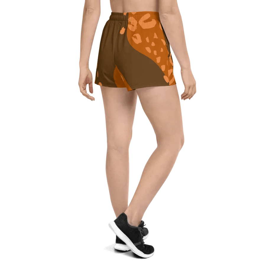 Flowing Orange Athletic Shorts product image (4)