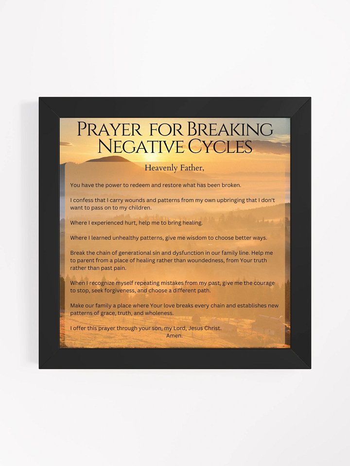 Prayer for Breaking Nagtive Cycles - Square product image (1)