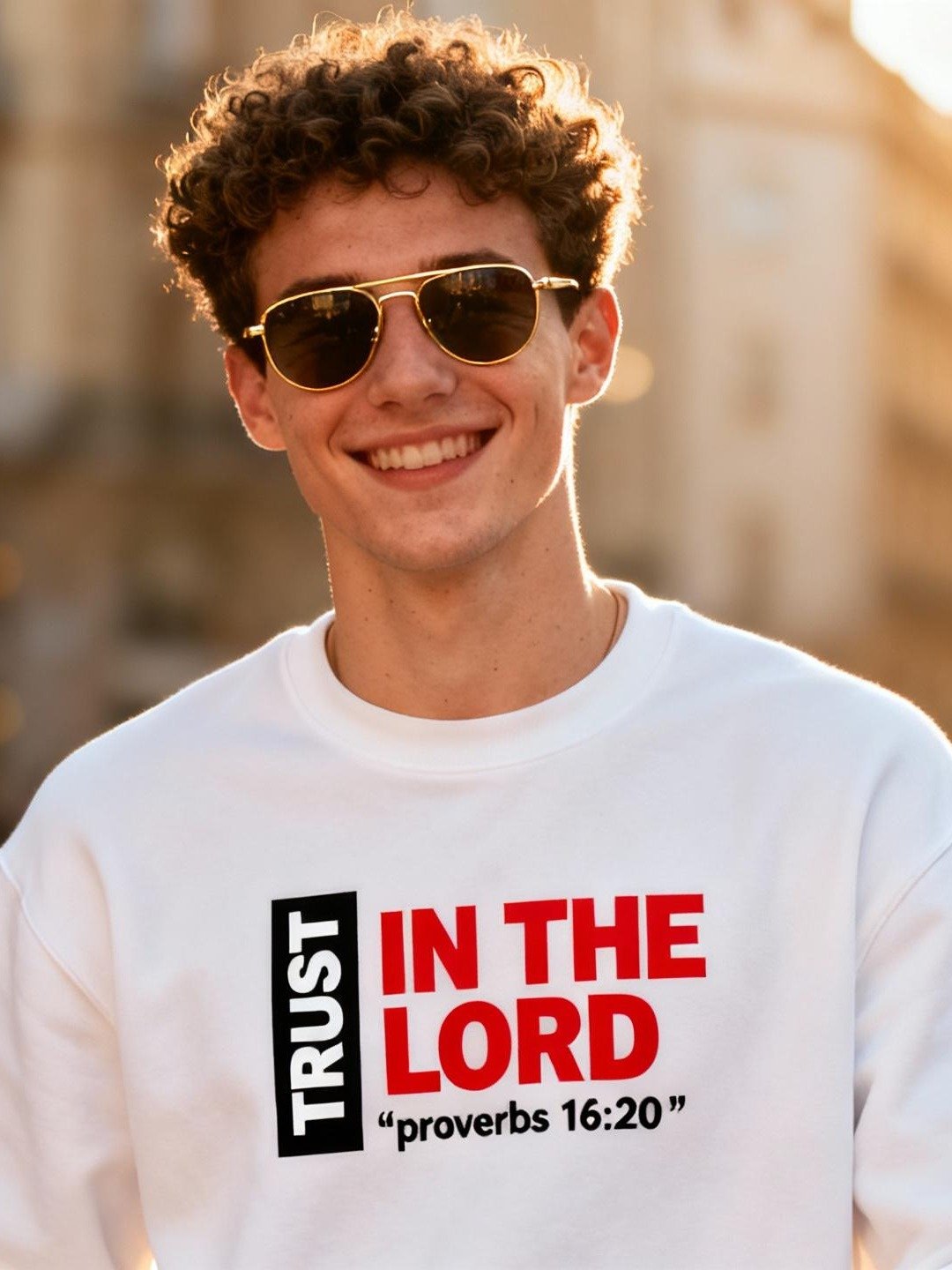 Men's Crewneck Sweatshirt Christian product image (1)