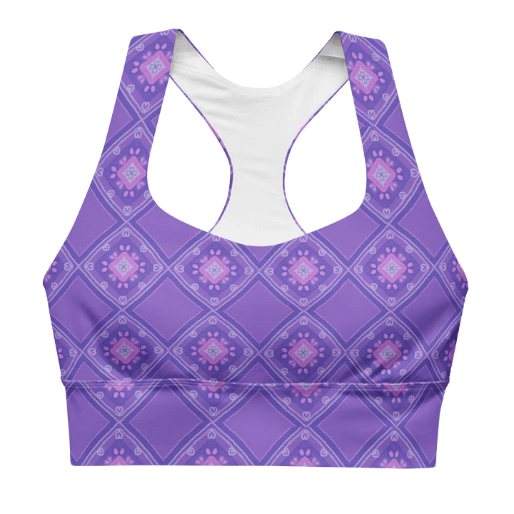 Lavender Purple Sports Bra product image (2)