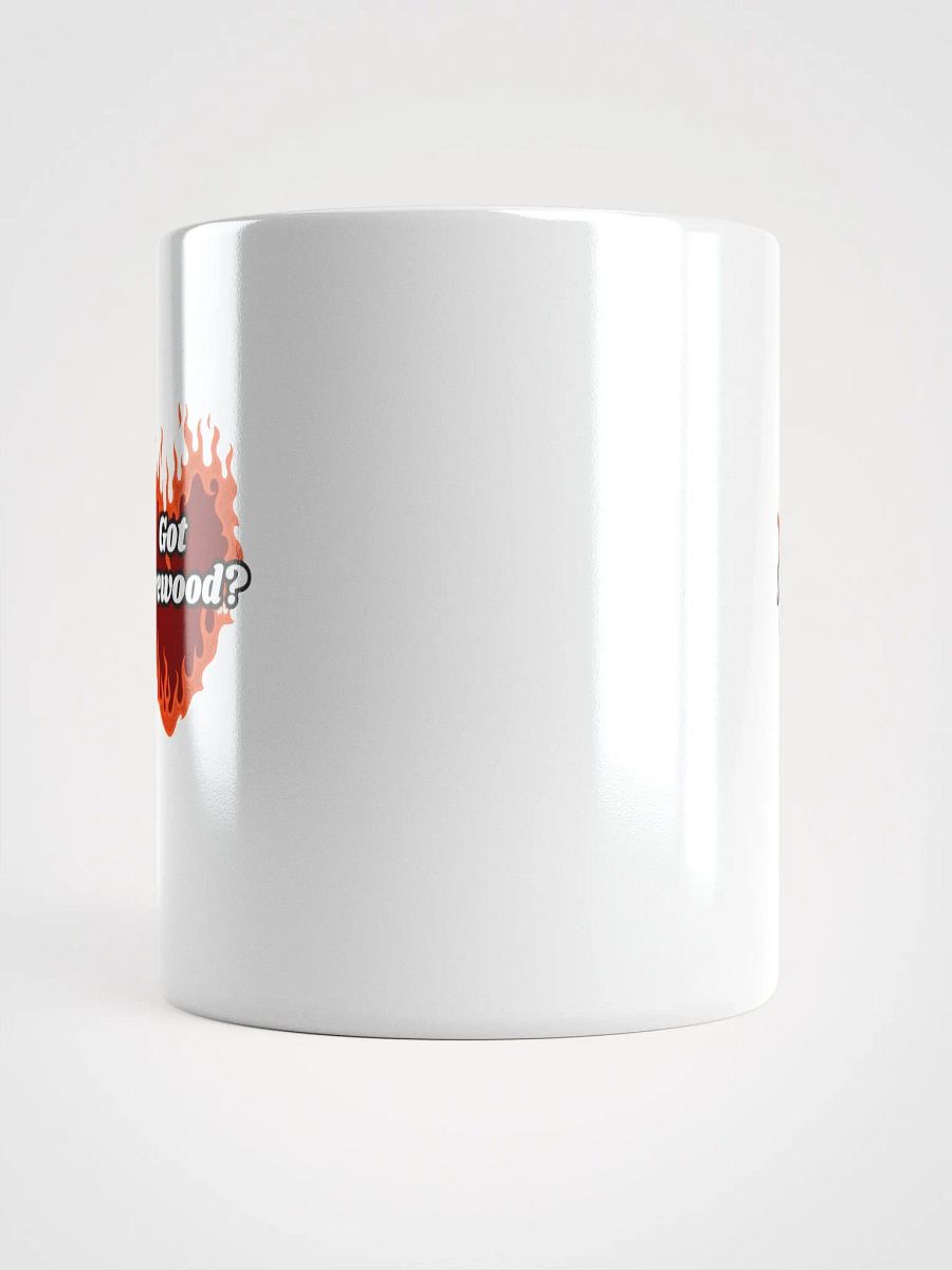 Flaming Heart - Got Firewood? | White Glossy Mug product image (5)