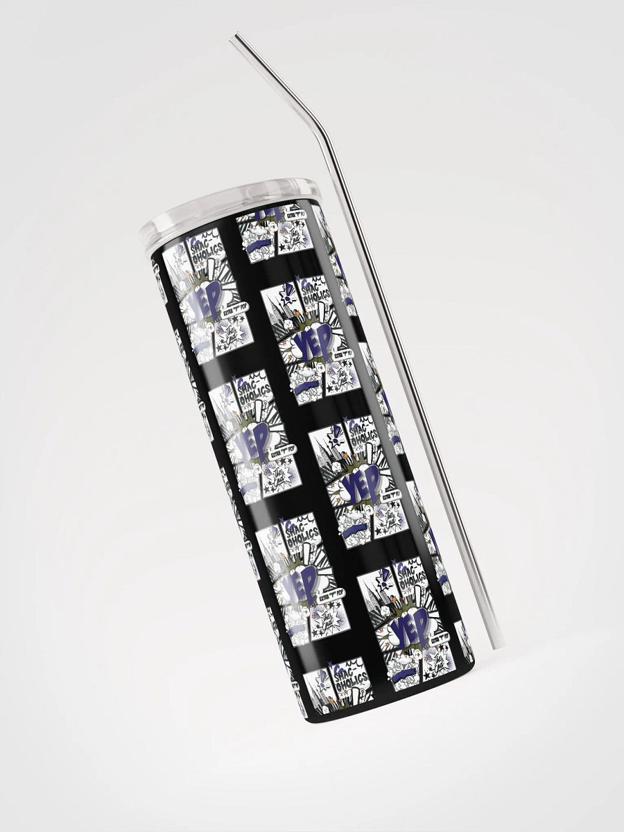 Shac-oholics Comic Blast Tumbler - Dark Blue 