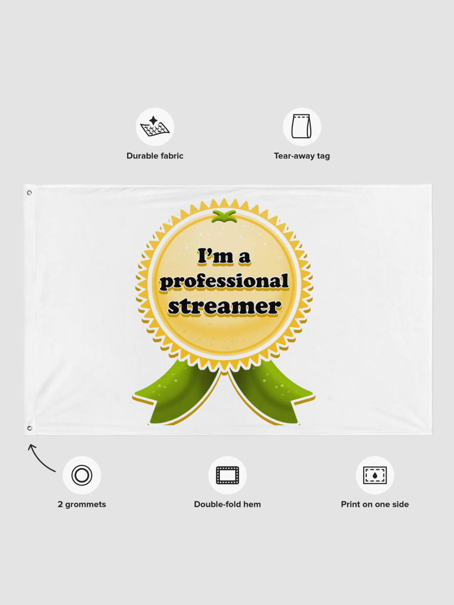 Professional Streamer All-Over Print Flag product image (4)