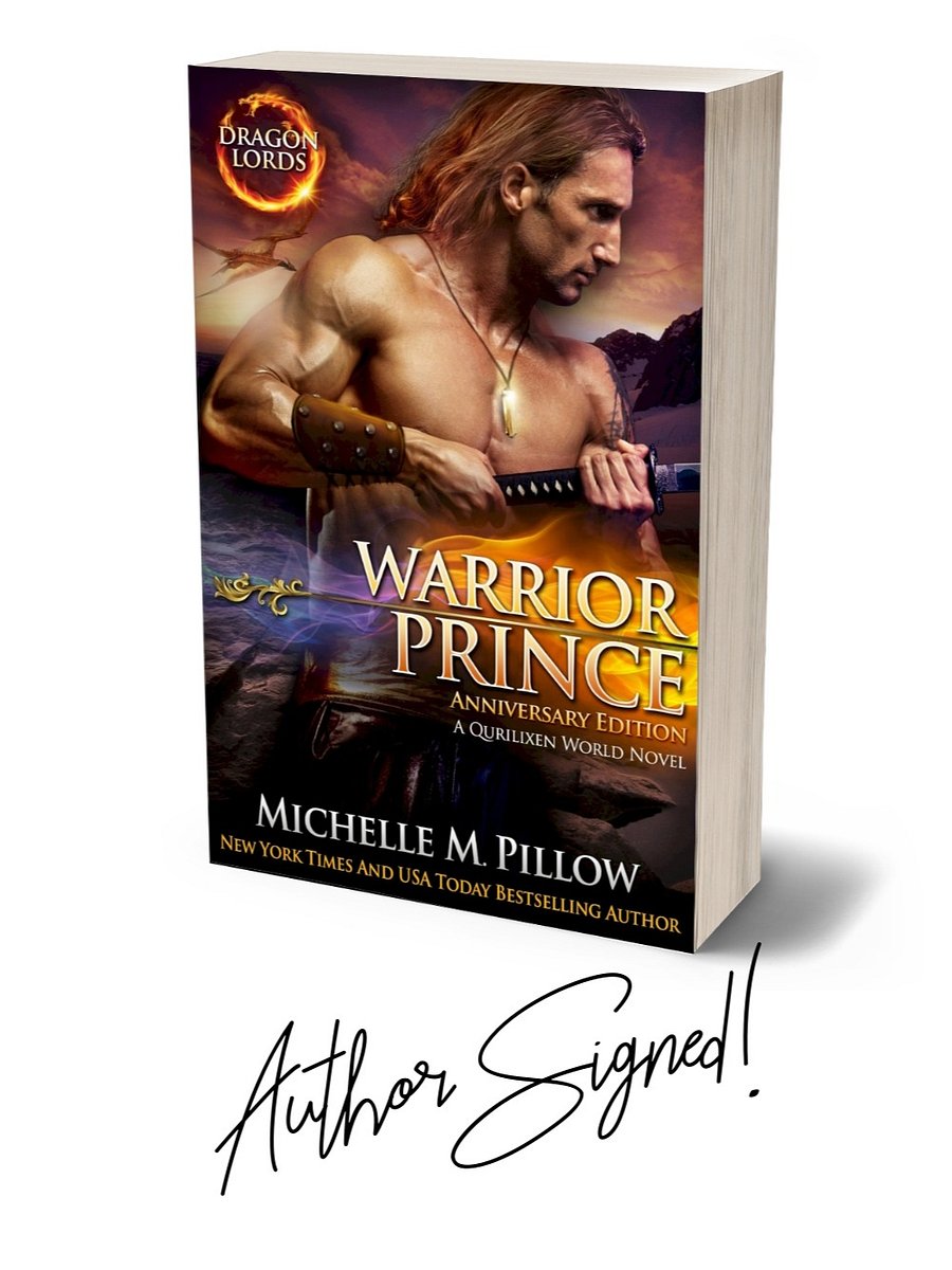 SIGNED: Warrior Prince (Dragon Lords #4) Paperback product image (1)