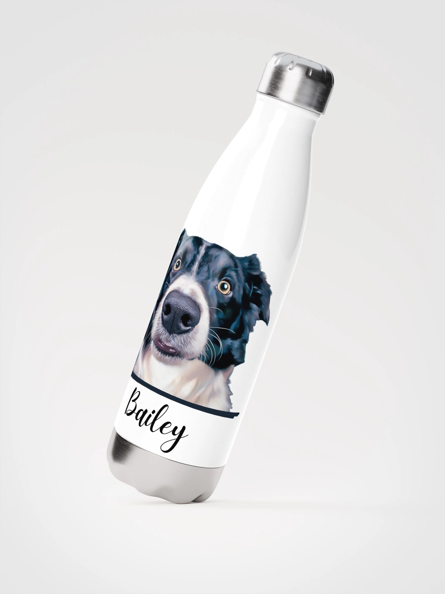 YOUR BEST FRIEND! / STAINLESS STEEL WATER BOTTLE WITH PERSONALIZED NAME product image (4)