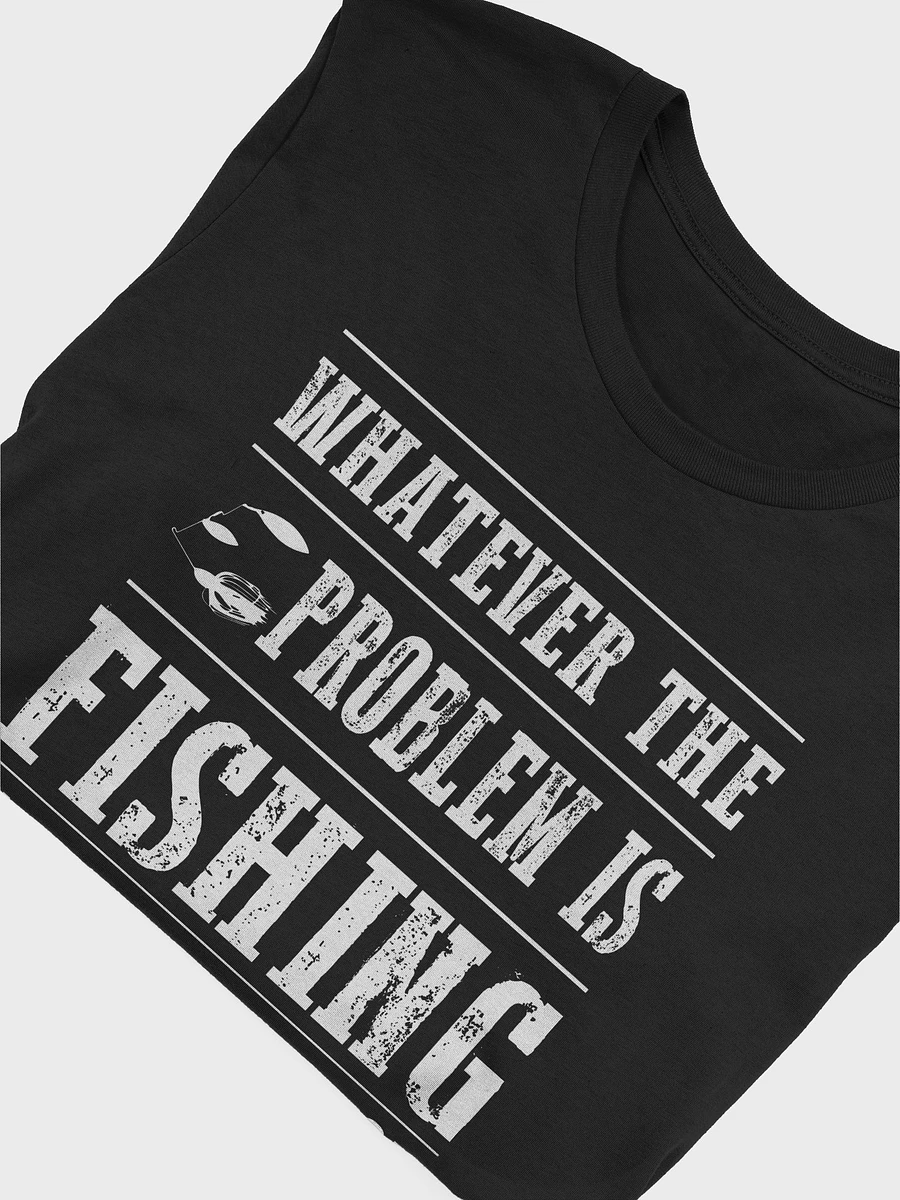FISHING IS THE SOLUTION Soft T-shirt product image (7)