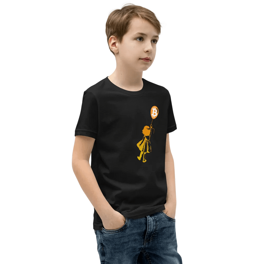 Bitcoin Balloon Youth T-Shirt product image (2)