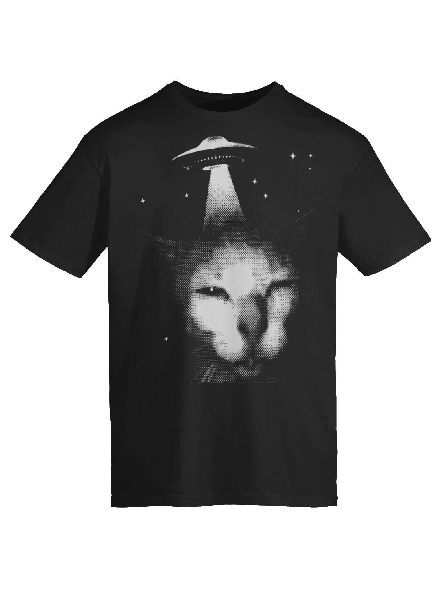 Alien Cat UFO T-Shirt product image (57)