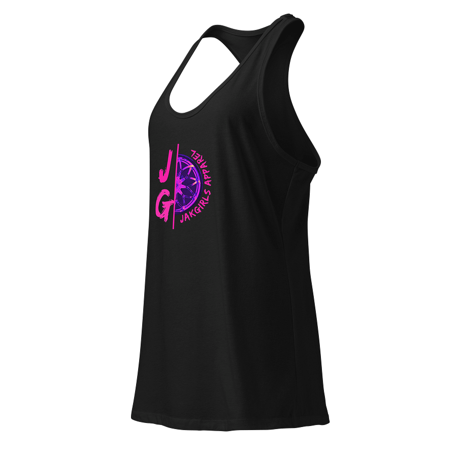 Womens Abstract Floral Racerback Tank product image (3)