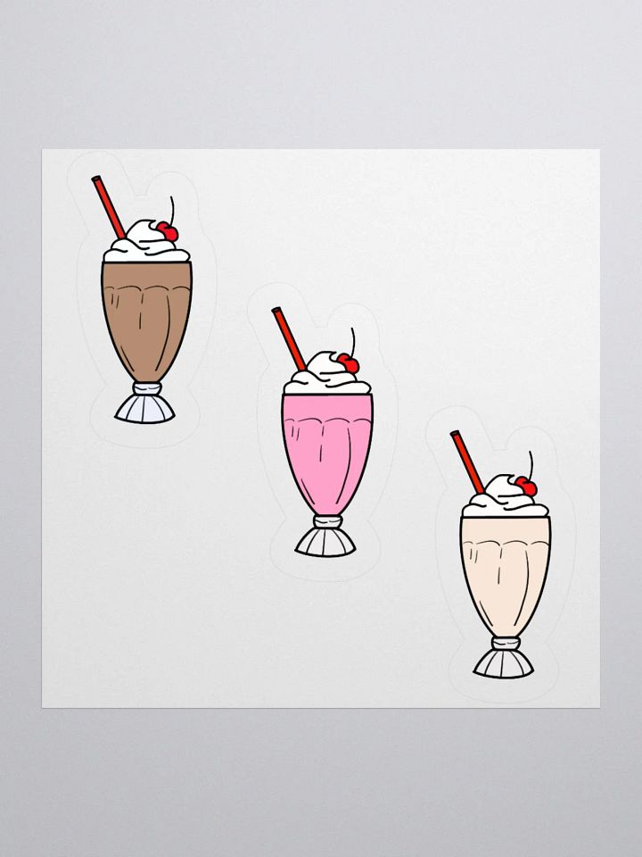 Milkshake Stickers (3 Pack) product image (2)