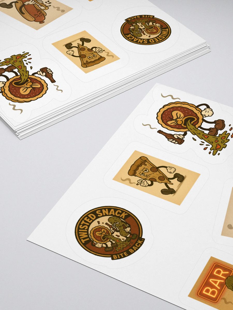 Twisted Snack Sticker Pack – Bite Back Edition product image (4)