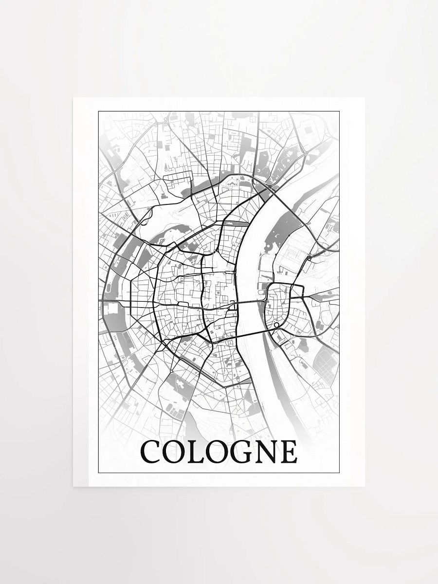 Cologne, Germany, city map print product image (4)