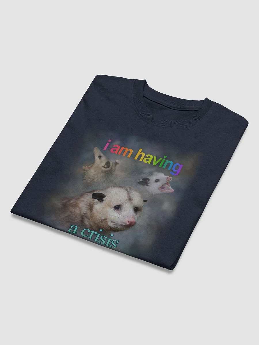 I am having a crisis possum T-shirt product image (3)