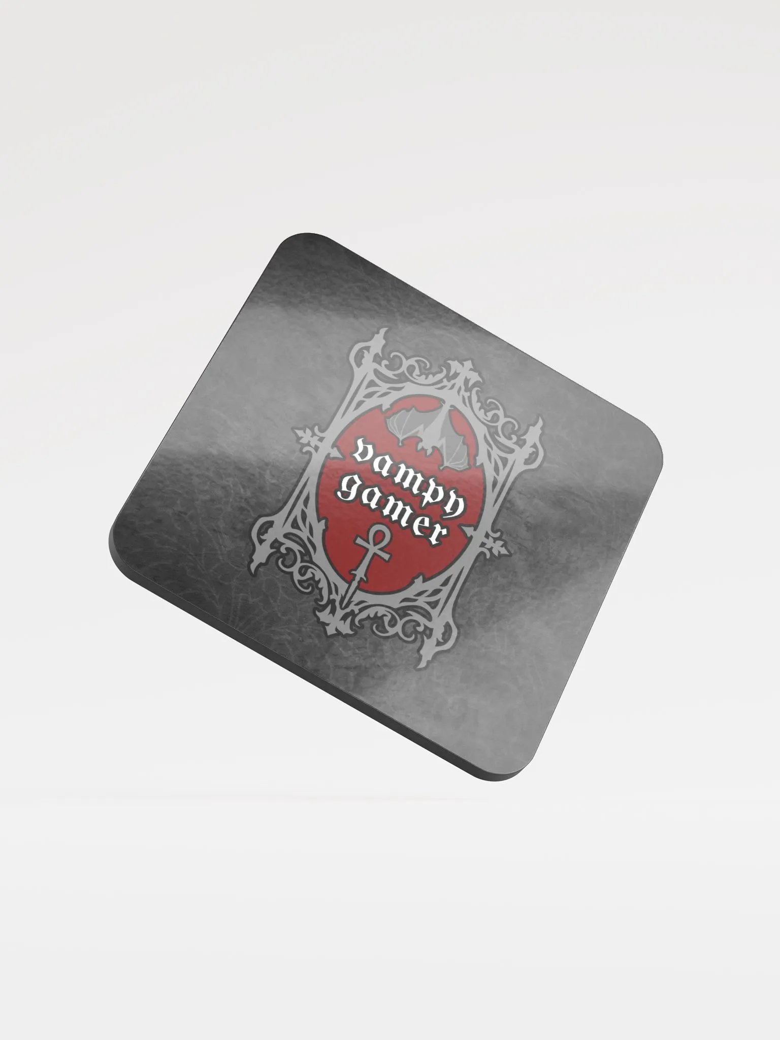 Vampy Gamer Cork Coaster product image (1)