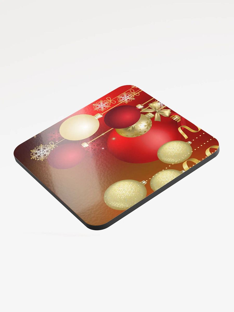 Festive Ornament Cork Coaster gift for entertainers moms colleagues friends product image (3)