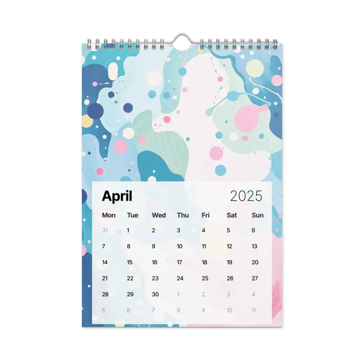 ART ABSTRACT WALL CALENDAR 2025 product image (1)