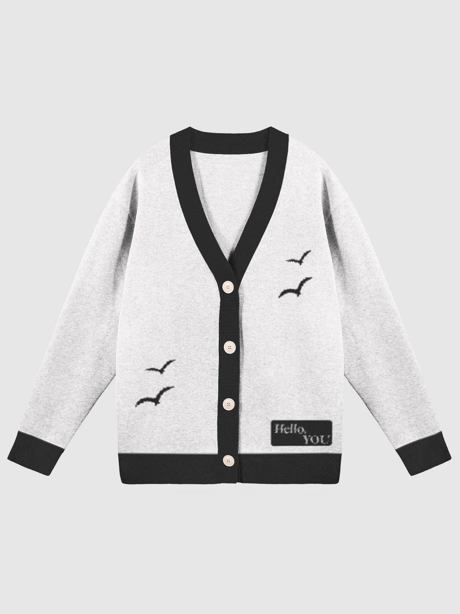 "Hello, you" Knit Cardigan product image (2)