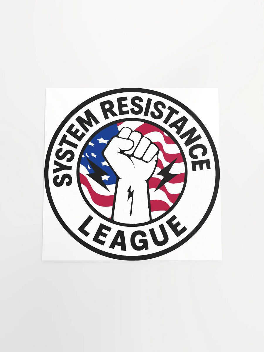 System Resistance League Emblem Poster Print product image (20)