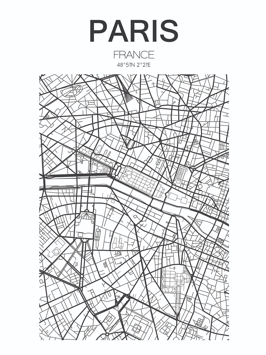 Paris Streets - Enhanced Matte Paper Poster product image (1)