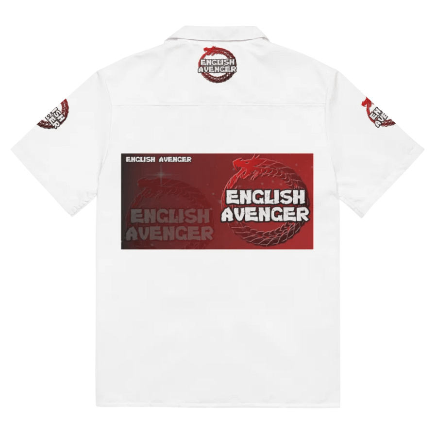 English Avenger Logo Graphic Hawaiian Shirt product image (4)