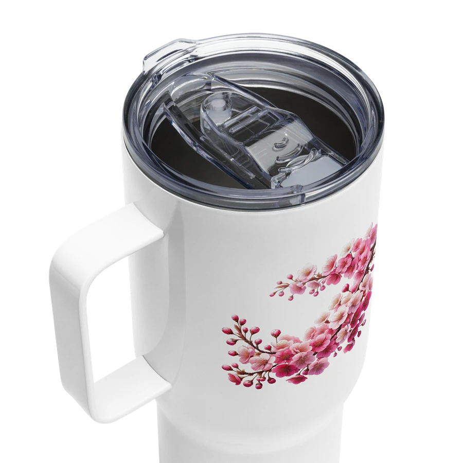 Cherry Blossom - Travel Mug with Handle product image (4)