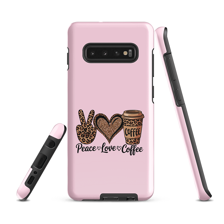 Peace, Love, Coffee Samsung® Tough Case product image (2)