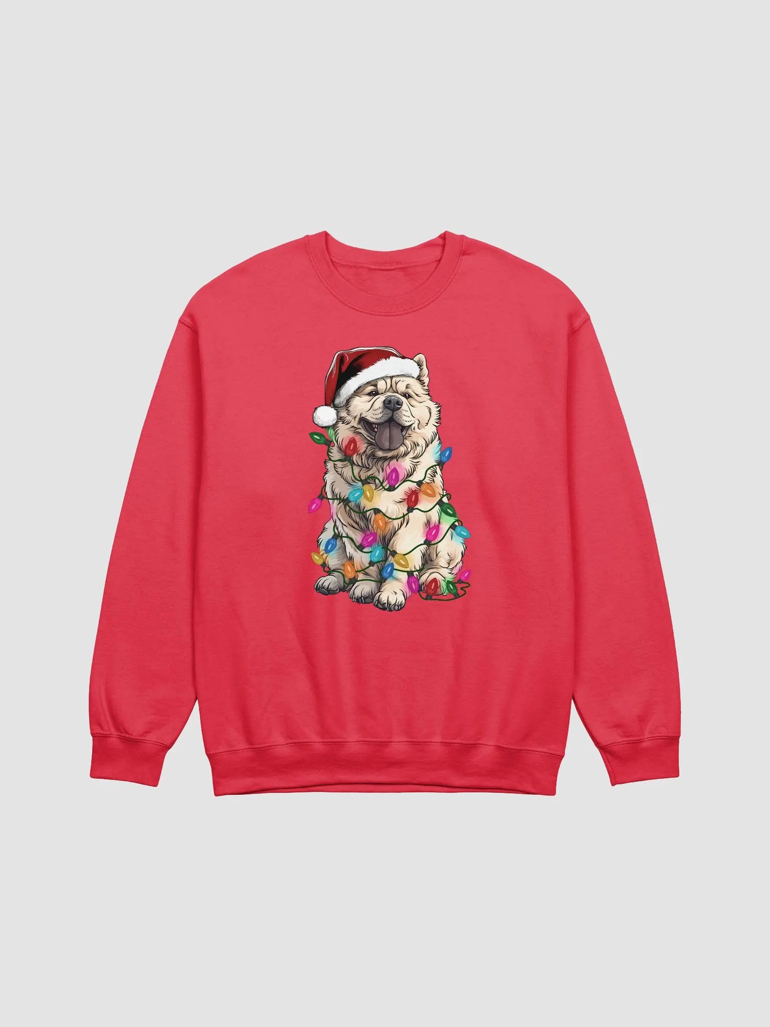 Funny Chow Chow(Cream) Christmas Sweatshirt product image (3)