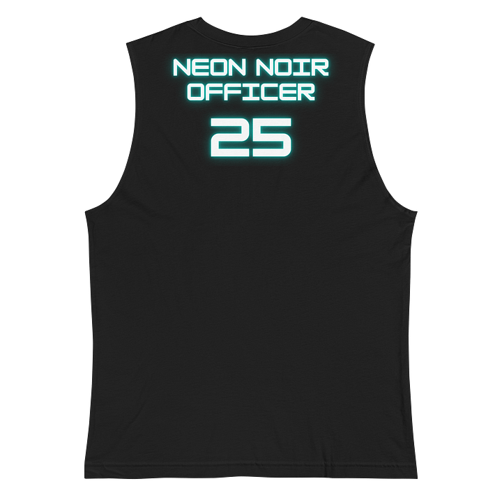 Neon Noir Officer 25 - Gym Tank (White) product image (2)