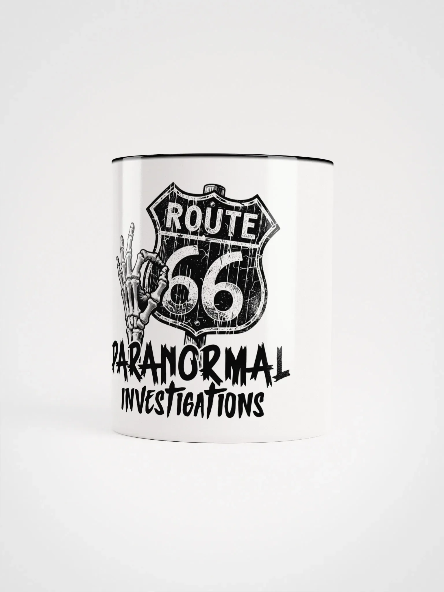 Retro Route 666 Skeleton Mug product image (1)