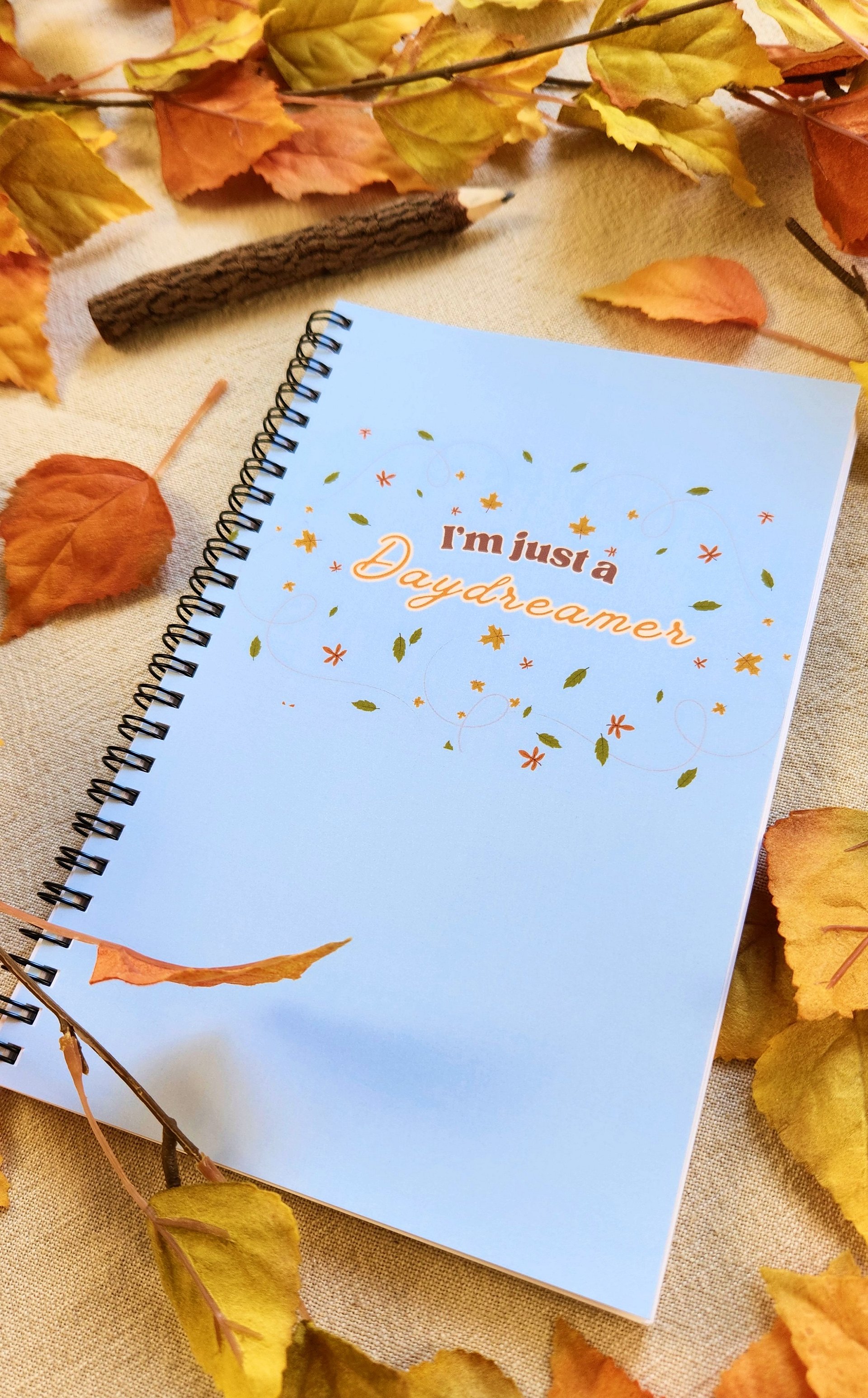 Autumn Daydreams Spiral Notebook/Journal (Blue) product image (7)