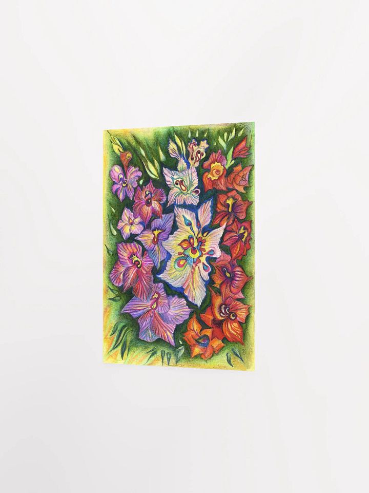 Floral Symphony Matte Poster - Purple Flowers product image (4)