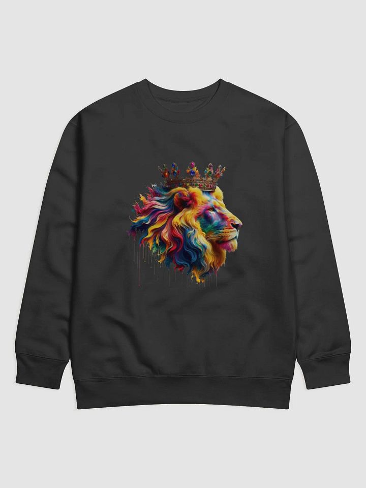 Regal Mane Lion Crown Sweatshirt product image (1)
