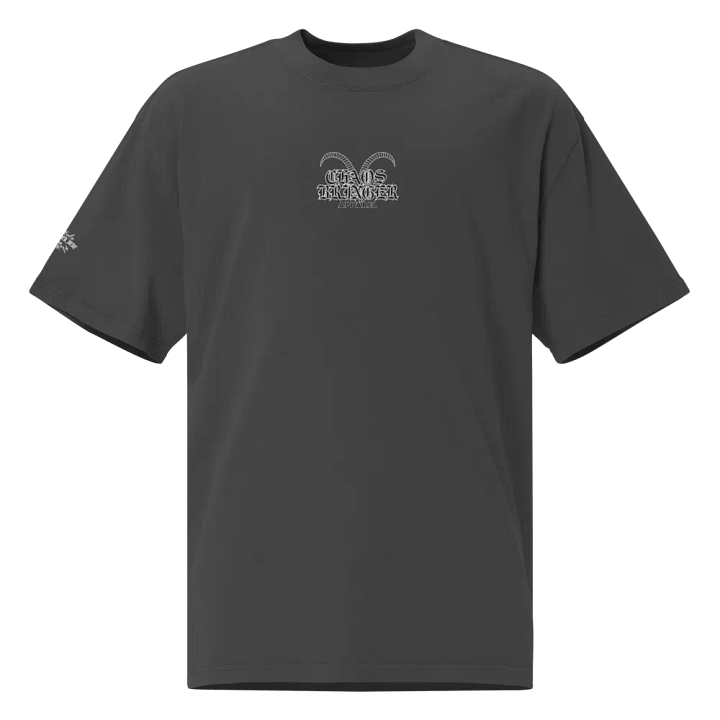Chaos Bringer Oversized Faded T-Shirt product image (1)