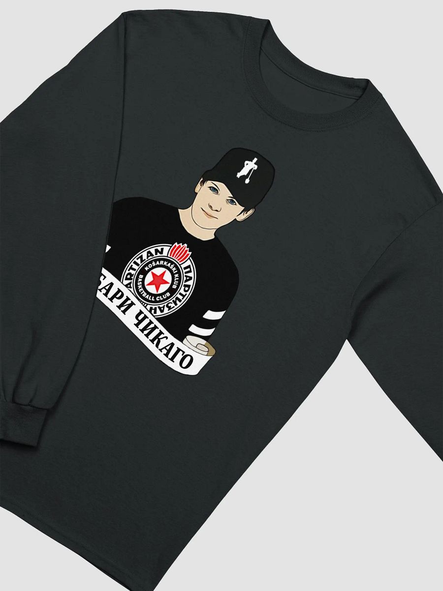 Grobari Čikago KK Partizan Gildan Ultra Cotton Long Sleeve T-Shirt product image (3)