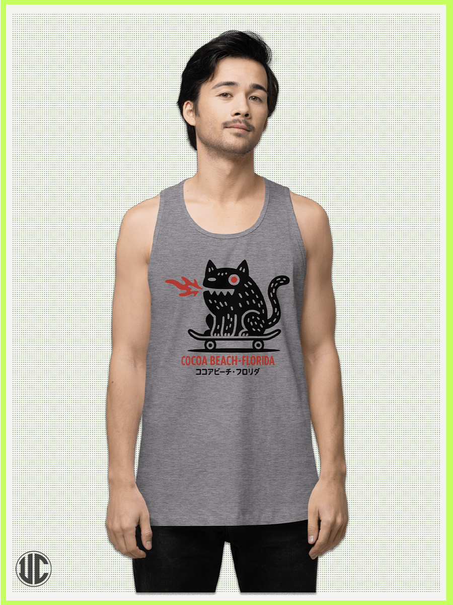 Cocoa Beach Skater – Men’s Tank Top product image (2)