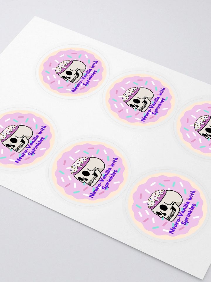 Neuro-Vanilla With Sprinkles Sticker Sheet product image (2)