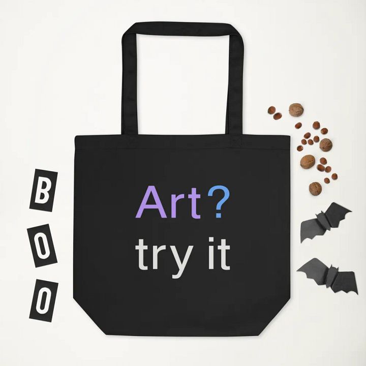 Try Art Tote bag product image (1)