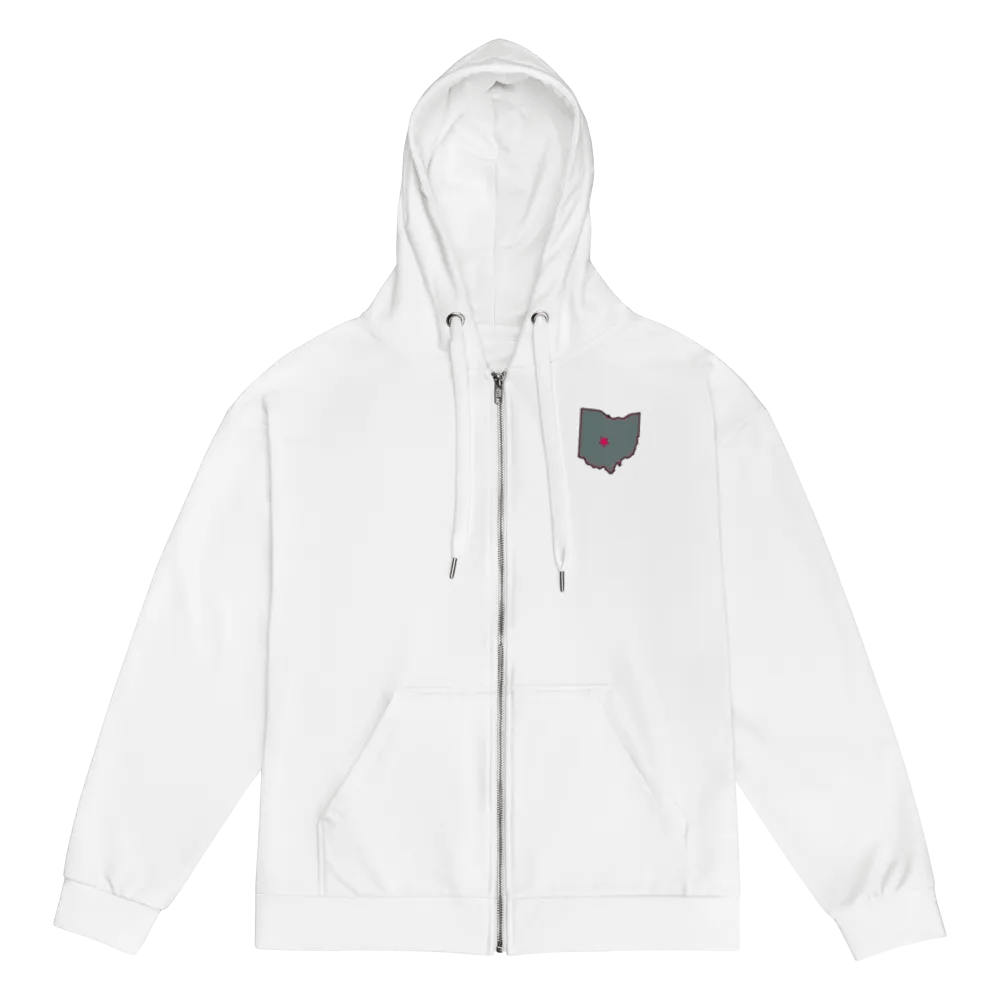 Lunatic Fringe Zip-Up (White) product image (1)
