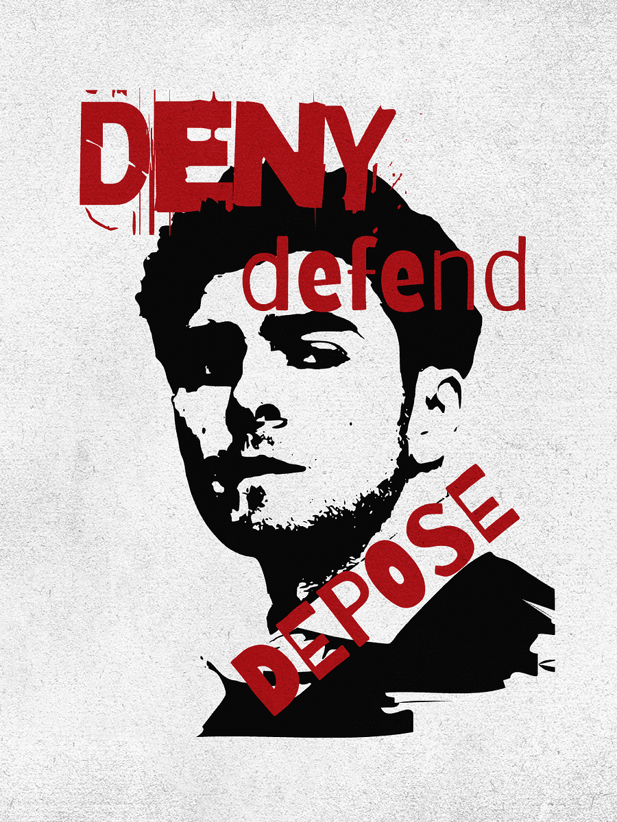 Luigi Mangione Deny Defend Depose Mobile Wallpaper product image (3)