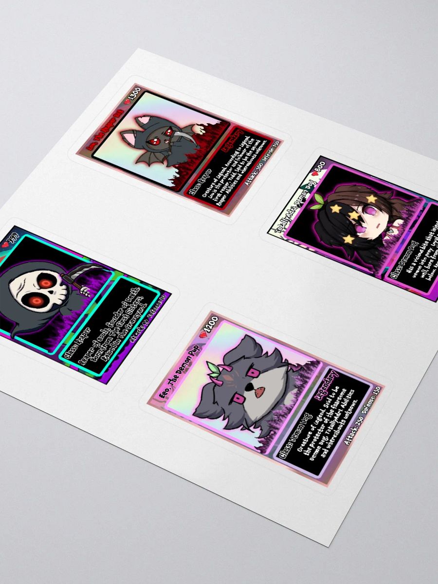 The Hell Cardz Collection Large 4-Pack Stickers product image (8)