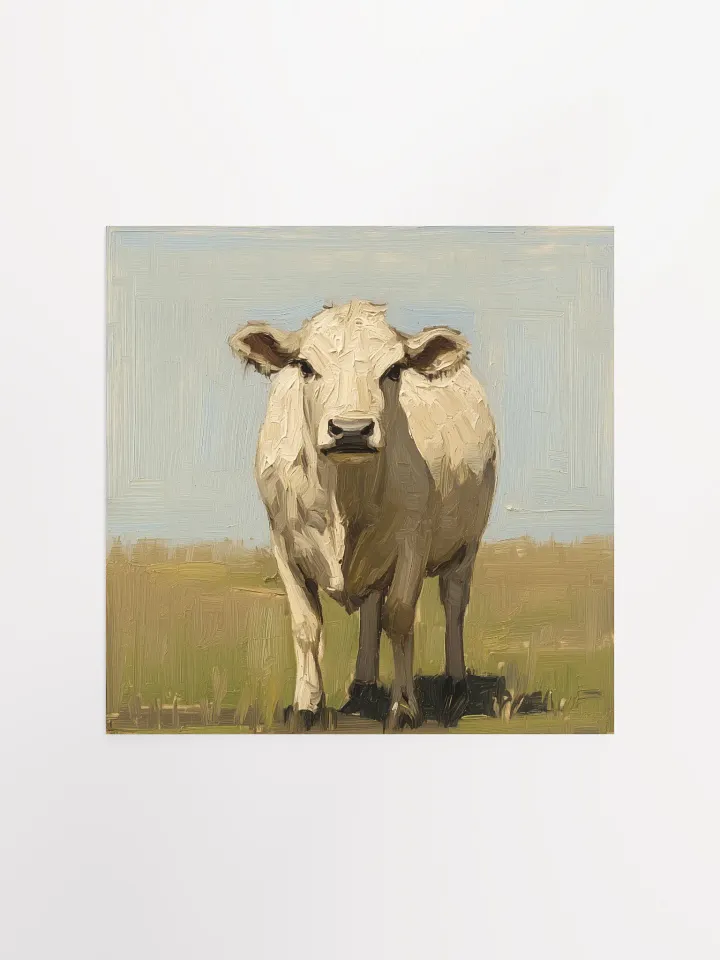 Farmhouse Sky: Cow Art Print product image (1)