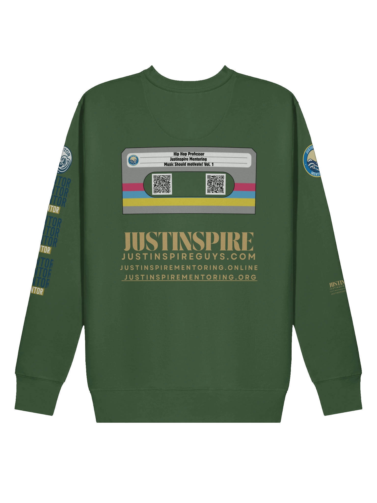 Mentors Only Cassette Crewneck – JustINSPIRE Legacy Edition product image (25)