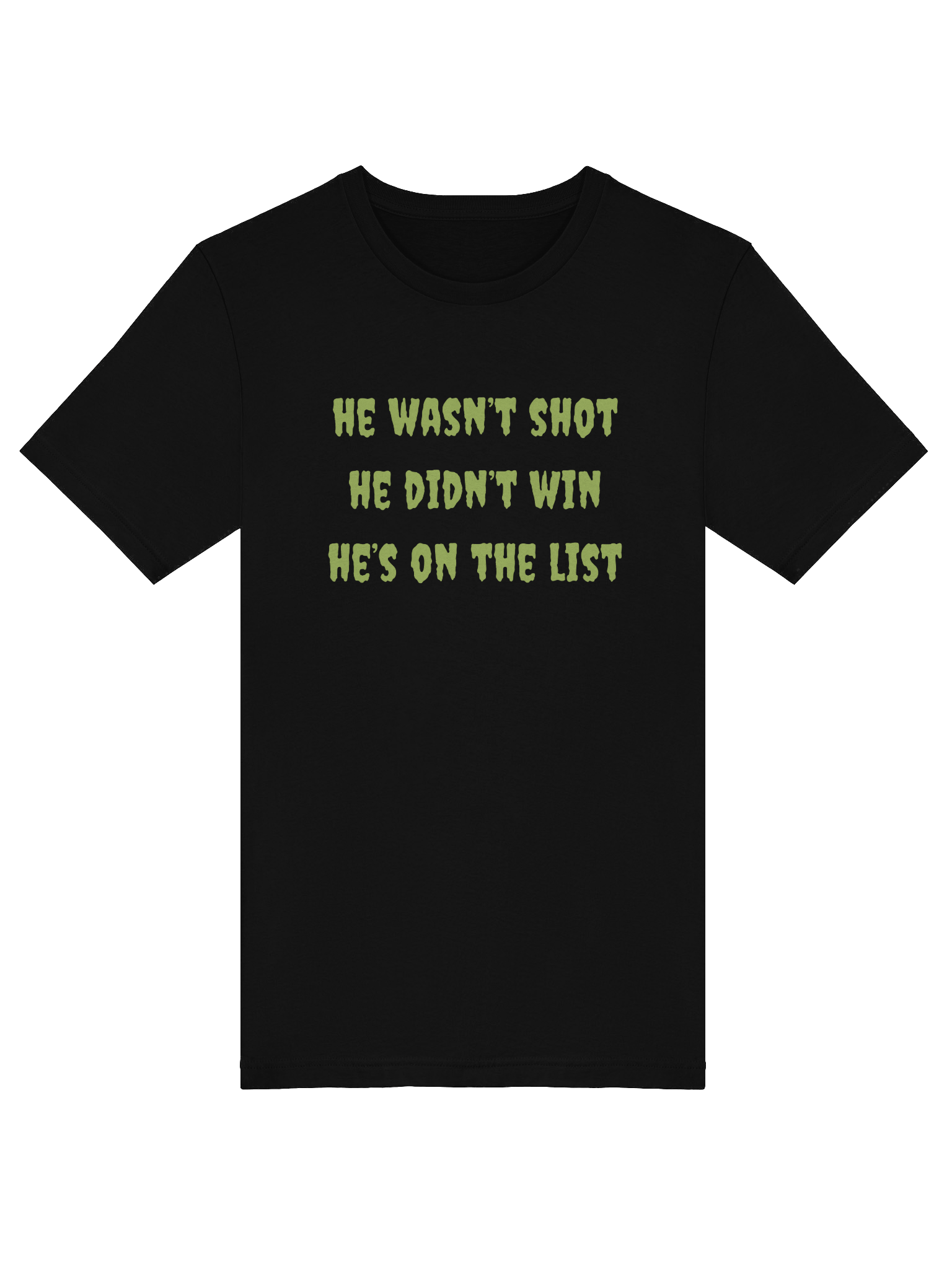 She Won Green Horror Print Supersoft Unisex T-shirt product image (5)