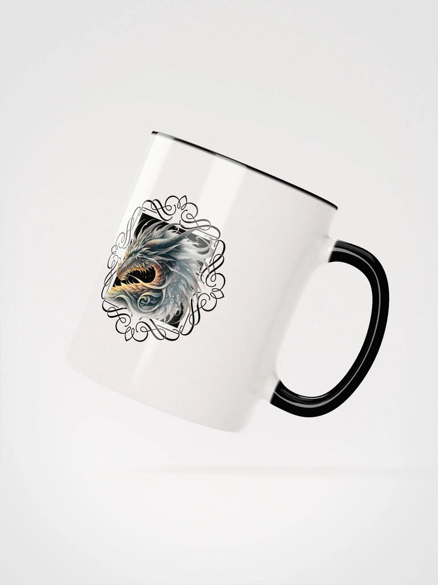 Silver and Gold Dragon Two Tone Mug product image (4)