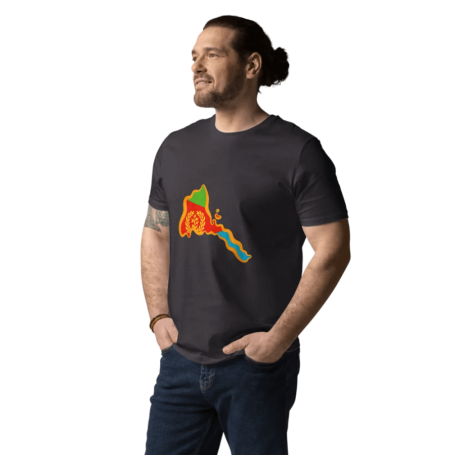 Eritrean Flag Emblem Organic T-Shirt product image (146)