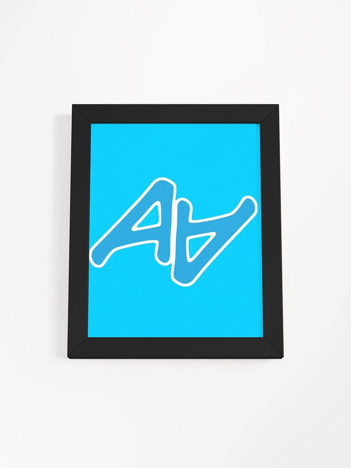AV Blue Letter Art Print product image (17)
