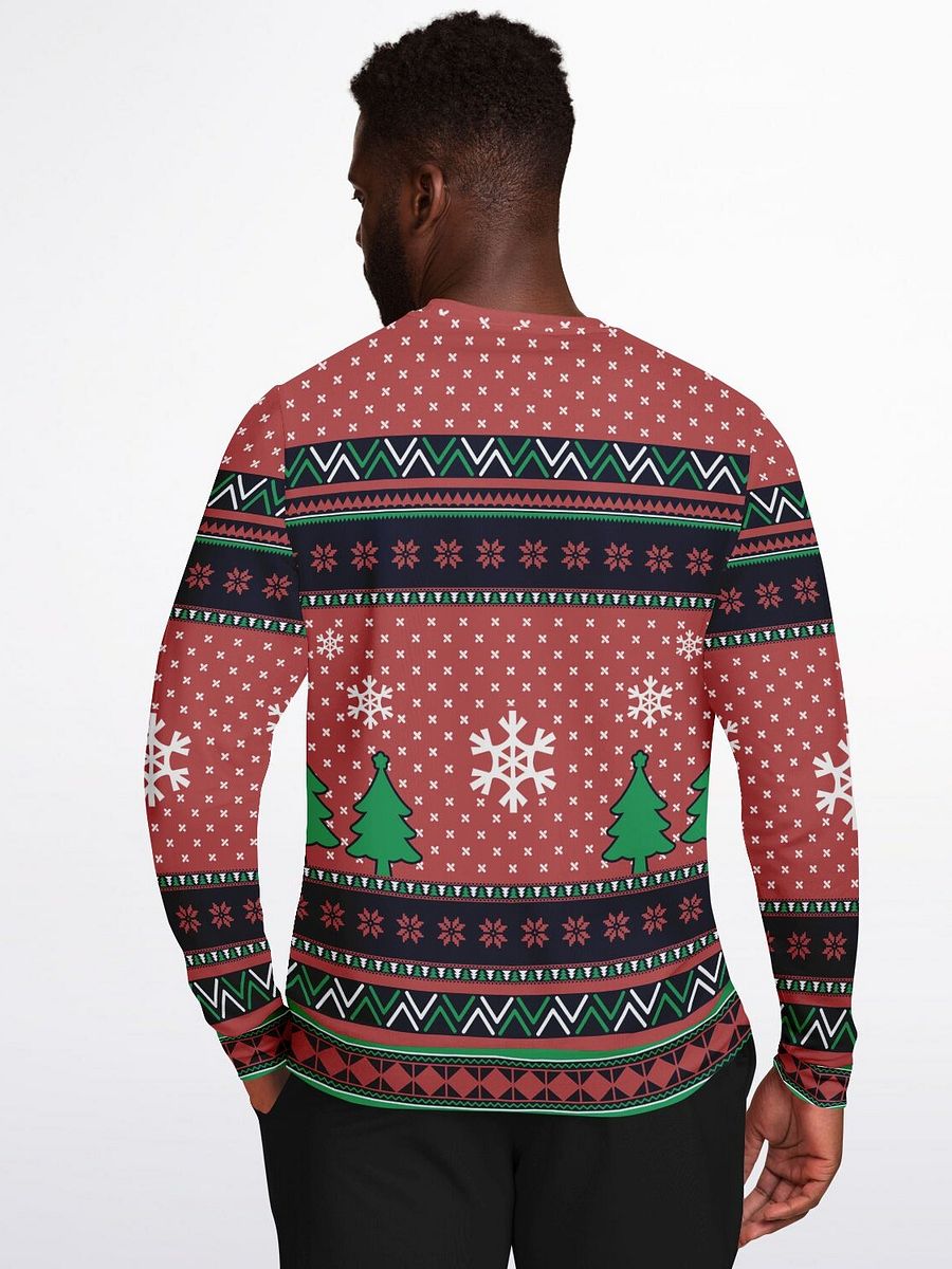 "I'm Full of Holiday Spirit" Ugly Christmas Sweater | Wine Lover Holiday Sweatshirt | Festive Drinking Humor Winter Outfit product image (8)