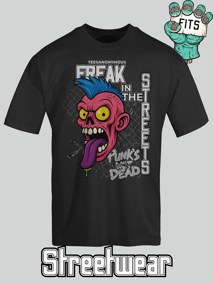 Streetwear Graphic Tee - Punk Head by Freak in the Streets product image (1)