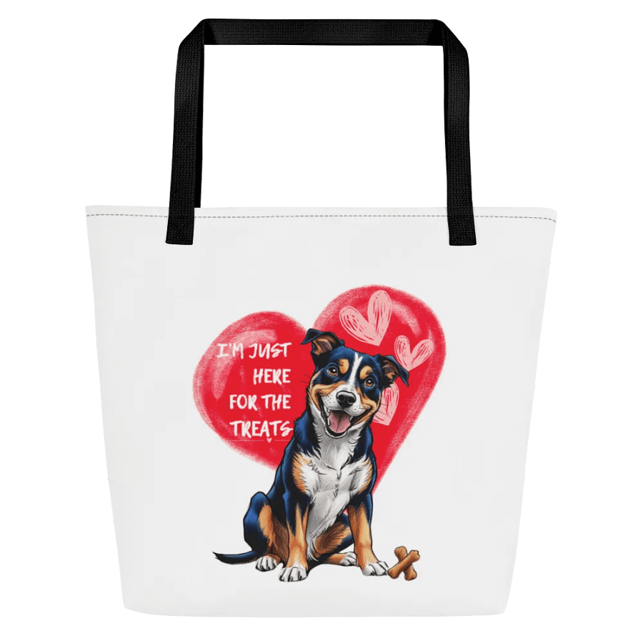 I'M YUST HERE FOR THE TREATS Tote Bag product image (1)