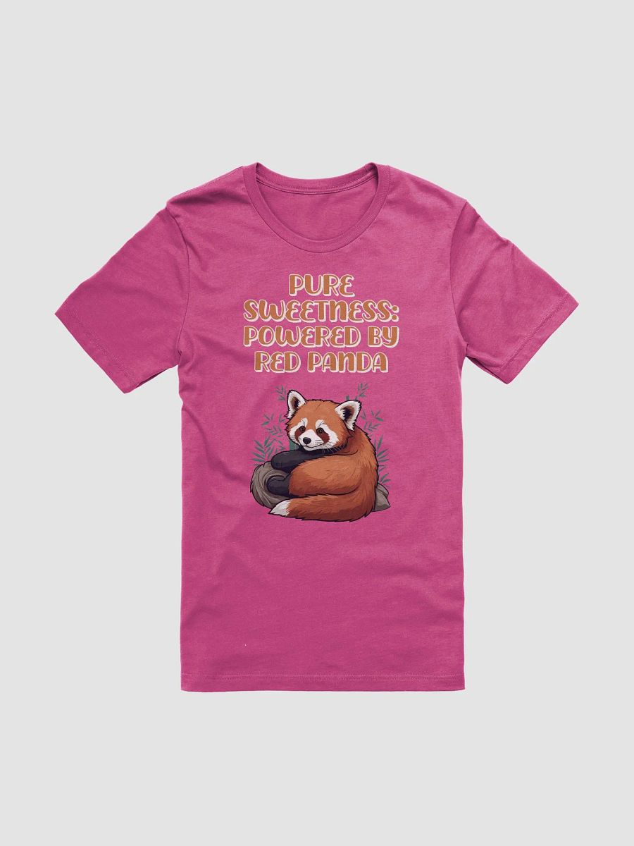 Pure Sweetness: Powered By Red Panda - Cute Animal Design T-shirt product image (1)